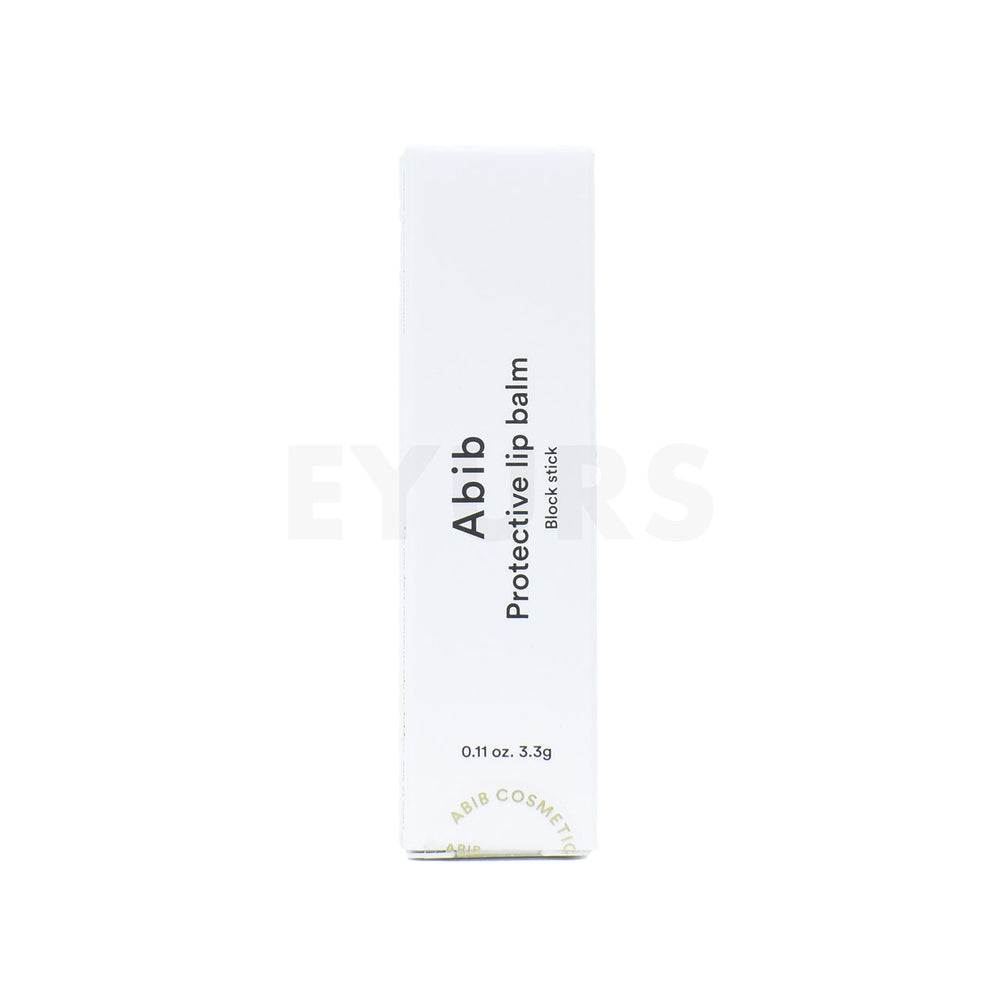 abib protective lip balm block stick front side packaging