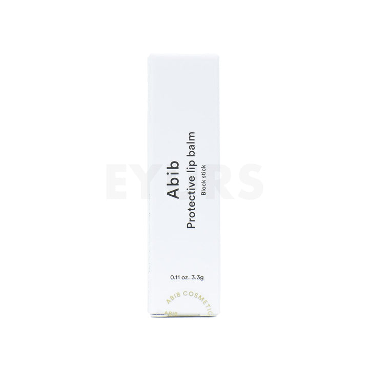 abib protective lip balm block stick front side packaging