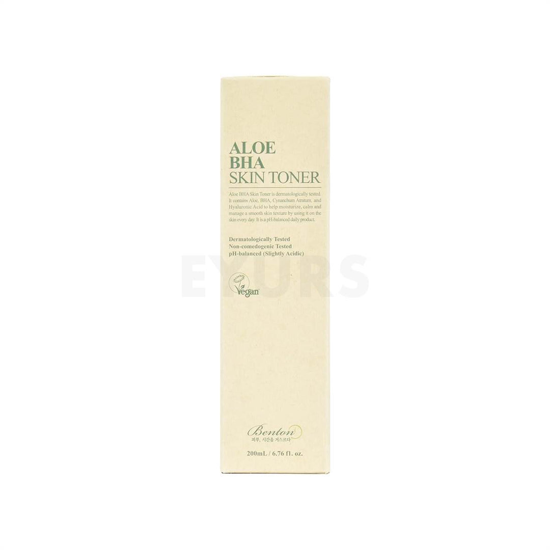 benton aloe bha skin toner front side packaging