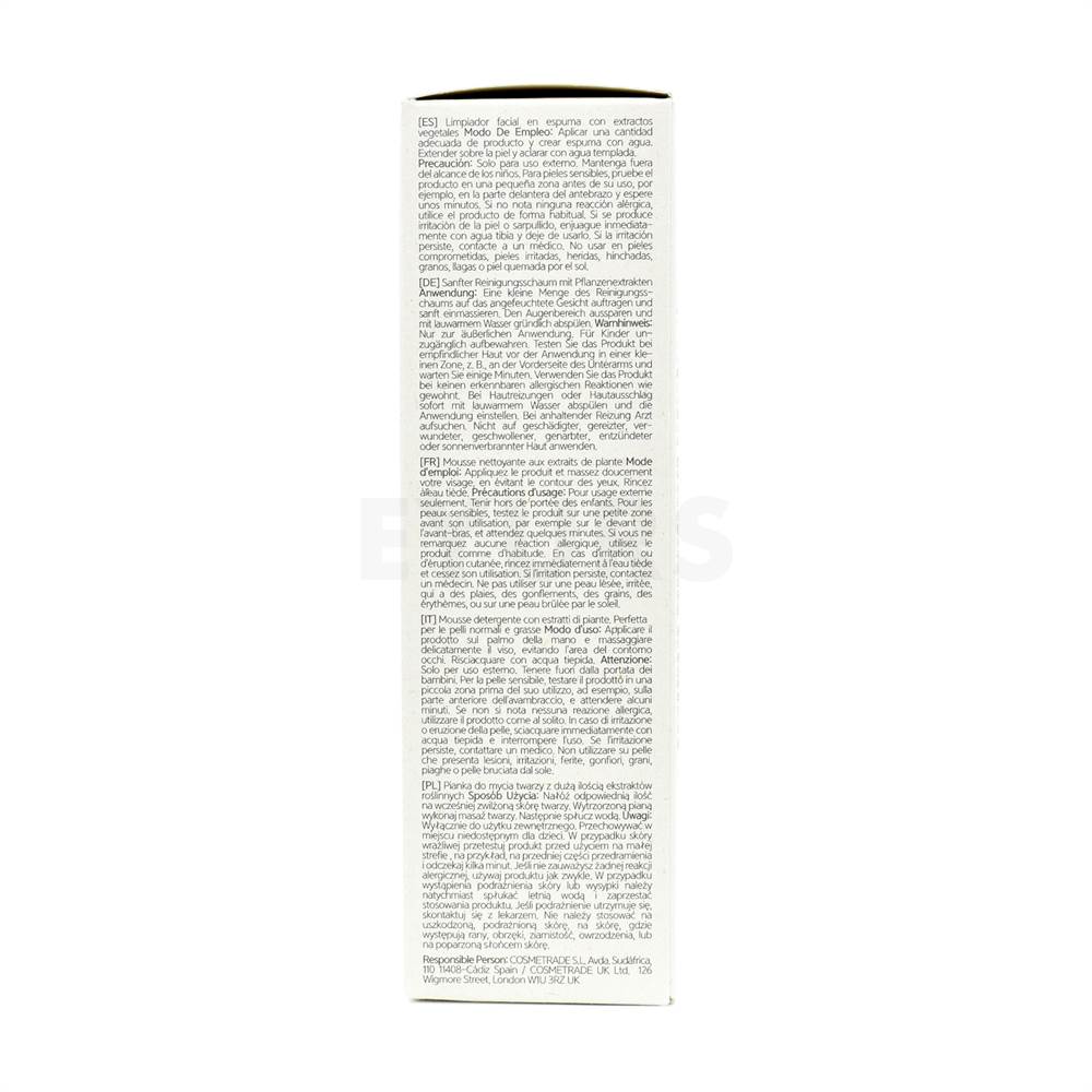 benton honest cleansing foam left side packaging