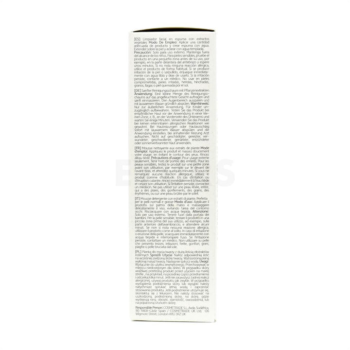 benton honest cleansing foam left side packaging