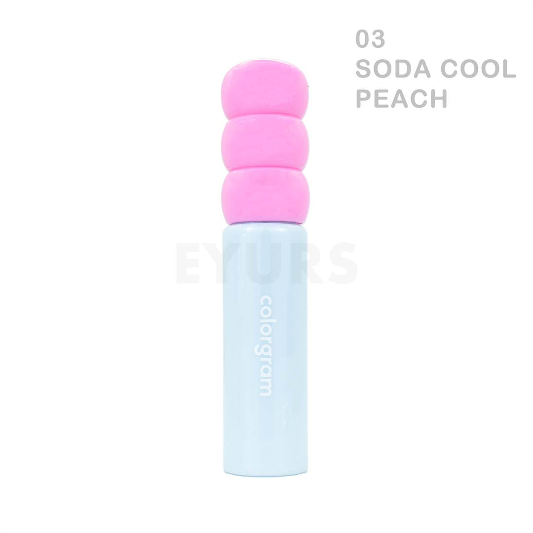 colorgram fruity glass tint #03 soda cool peach