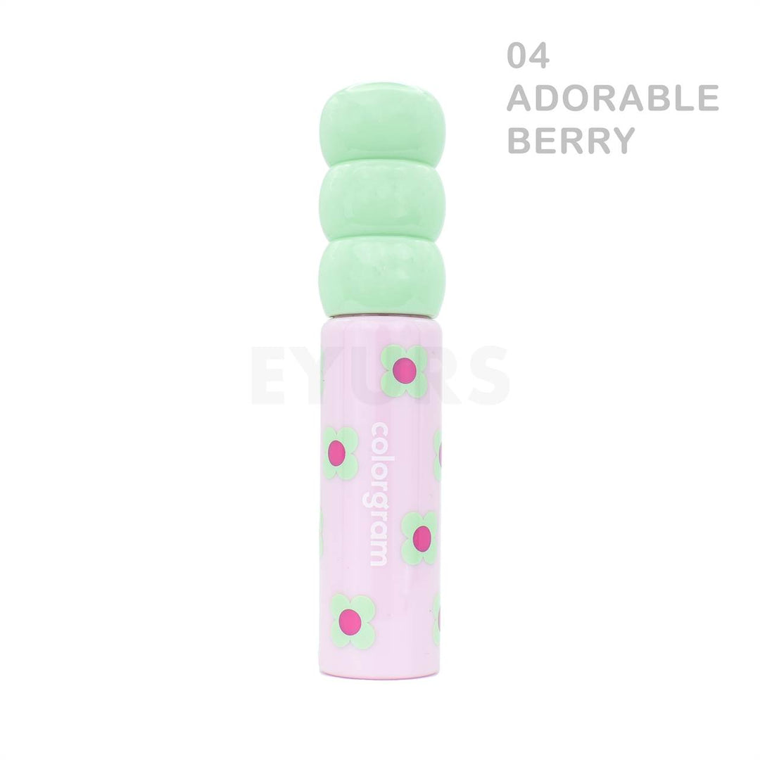 colorgram fruity glass tint #04 adorable berry