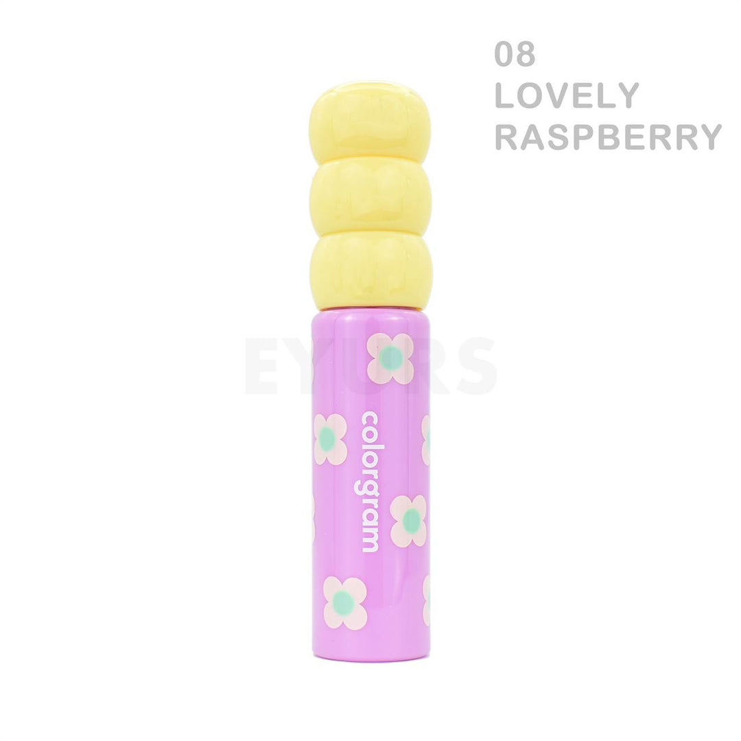 colorgram fruity glass tint #08 lovely raspberry