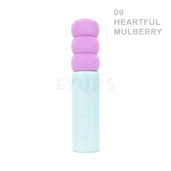 colorgram fruity glass tint #09 heartful mulberry