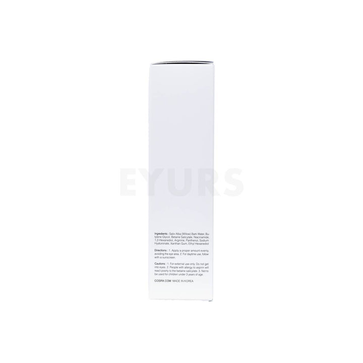 cosrx bha blackhead power liquid right side packaging