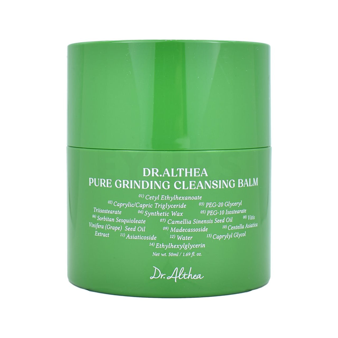 dr.althea pure grinding cleansing balm front side of product