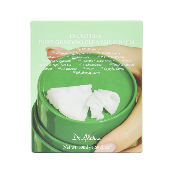 dr.althea pure grinding cleansing balm front side packaging box