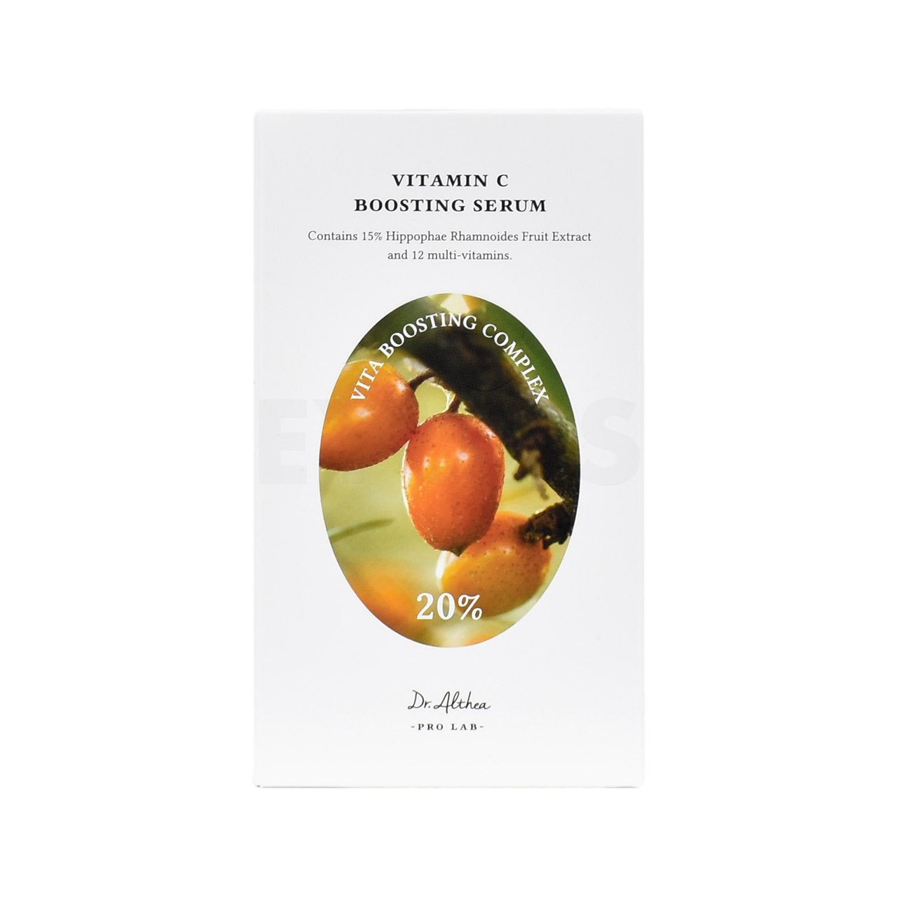 dr althea vitamin c boosting serum front side packaging box