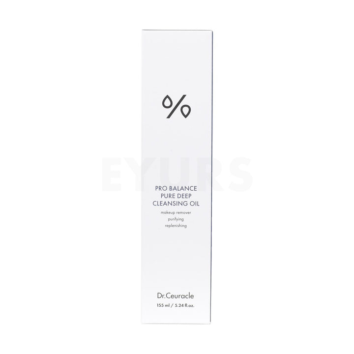 dr ceuracle pro balance pure deep cleansing oil front side packaging