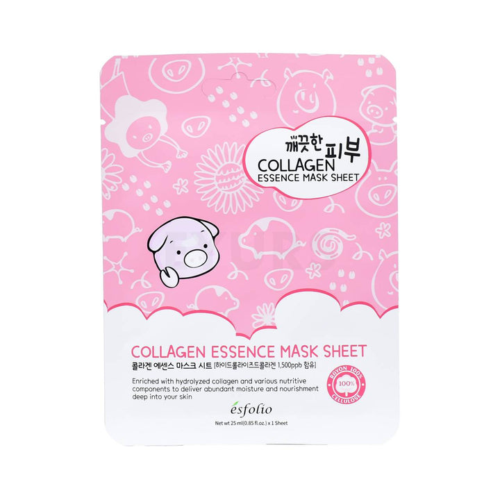 esfolio pure skin collagen essence mask sheet