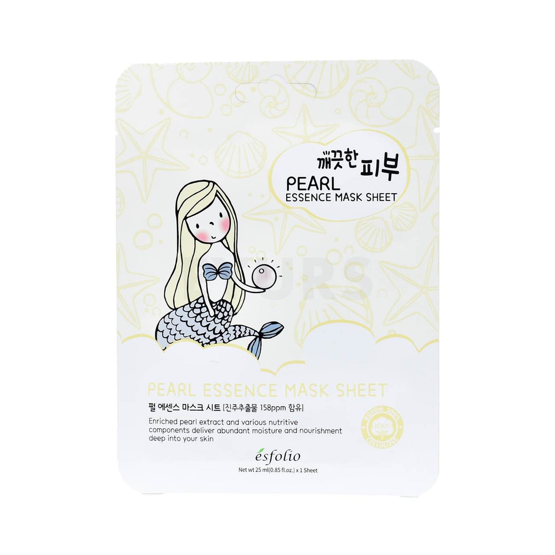 esfolio pure skin pearl essence mask sheet