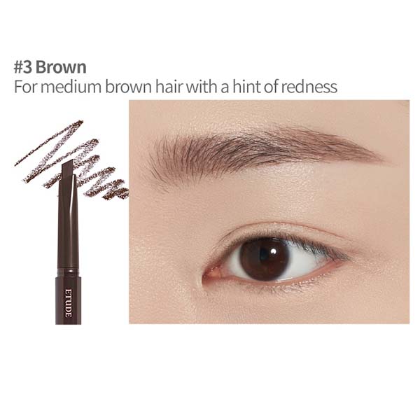 etude drawing eye brow brown