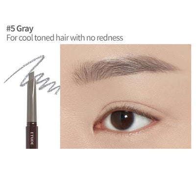 etude drawing eye brow grey