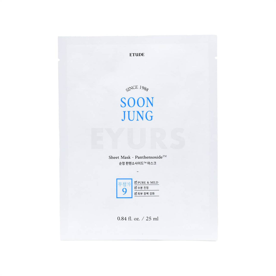 etude soon jung panthensoside sheet mask