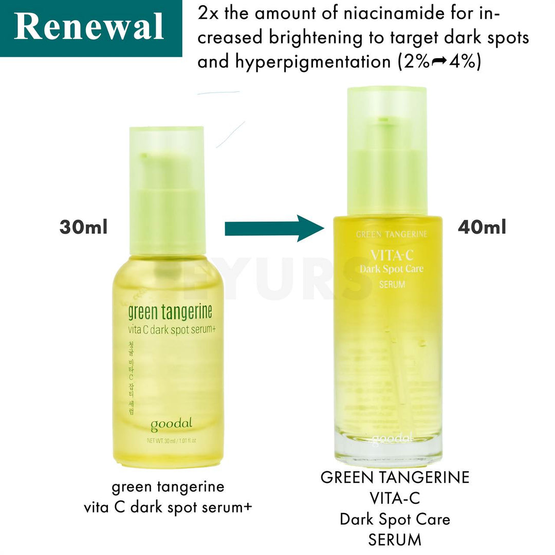 goodal green tangerine vita c dark spot care serum goodal green tangerine vita c dark spot care serum 40ml renewal