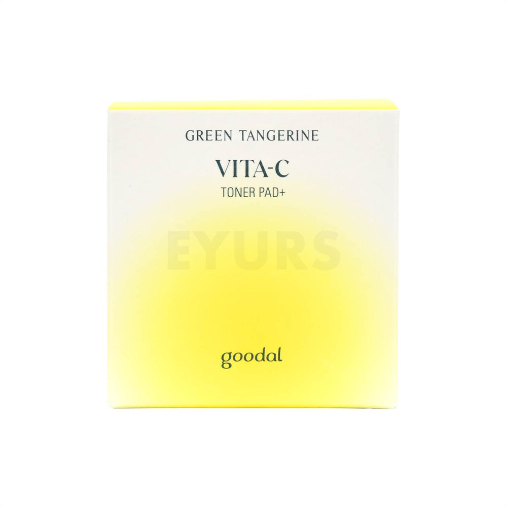 goodal green tangerine vita c toner pad front side packaging