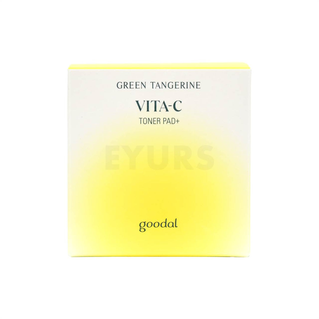 goodal green tangerine vita c toner pad front side packaging