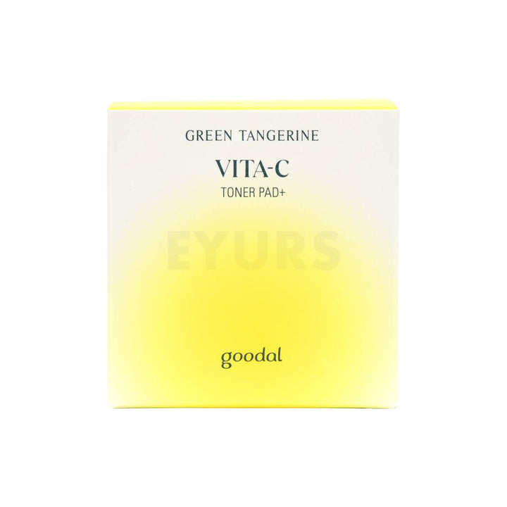 goodal green tangerine vita c toner pad front side packaging