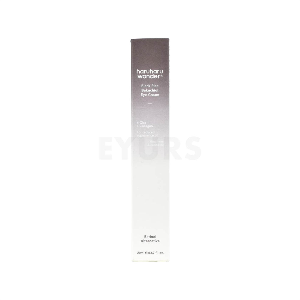 haruharu wonder black rice bakuchiol eye cream front side packaging