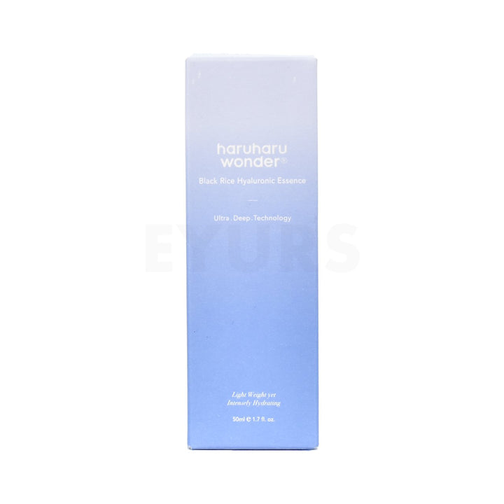 haruharu wonder black rice hyaluronic essence front side packaging box