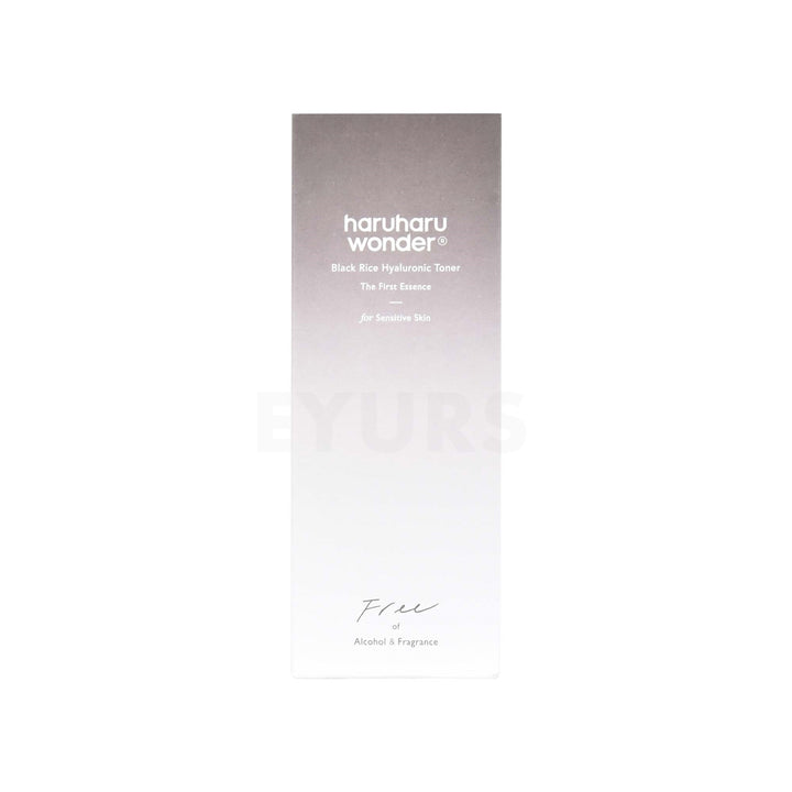 haruharu wonder black rice hyaluronic toner fragrance free 150ml front side packaging