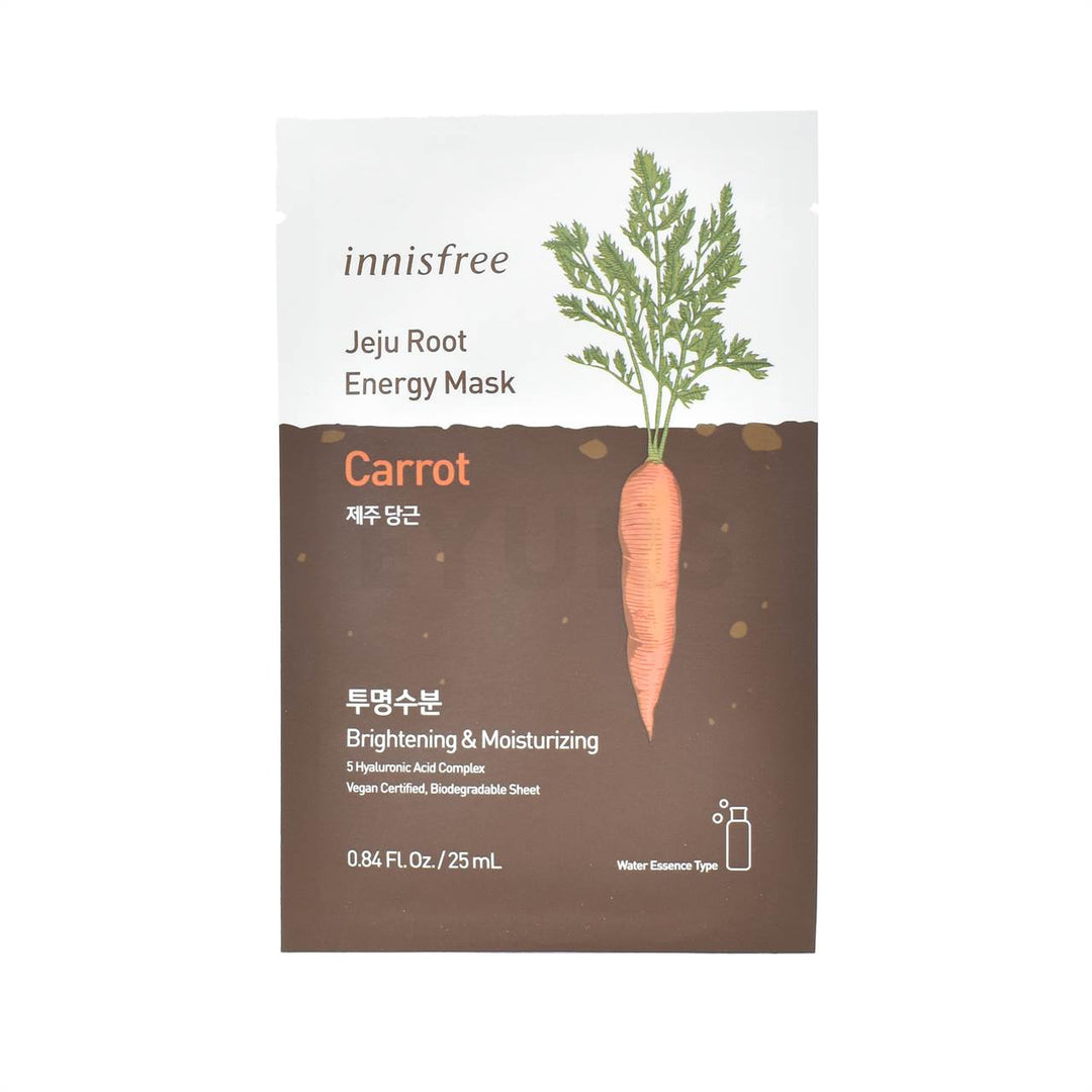 innisfree jeju root energy mask carrot