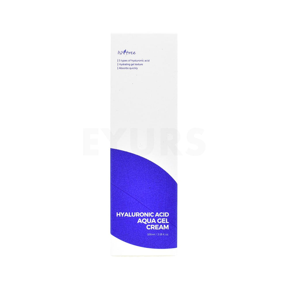 isntree hyaluronic acid aqua gel cream front side packaging box