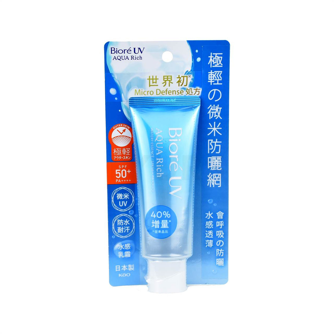 kao biore uv aqua rich watery essence sunscreen