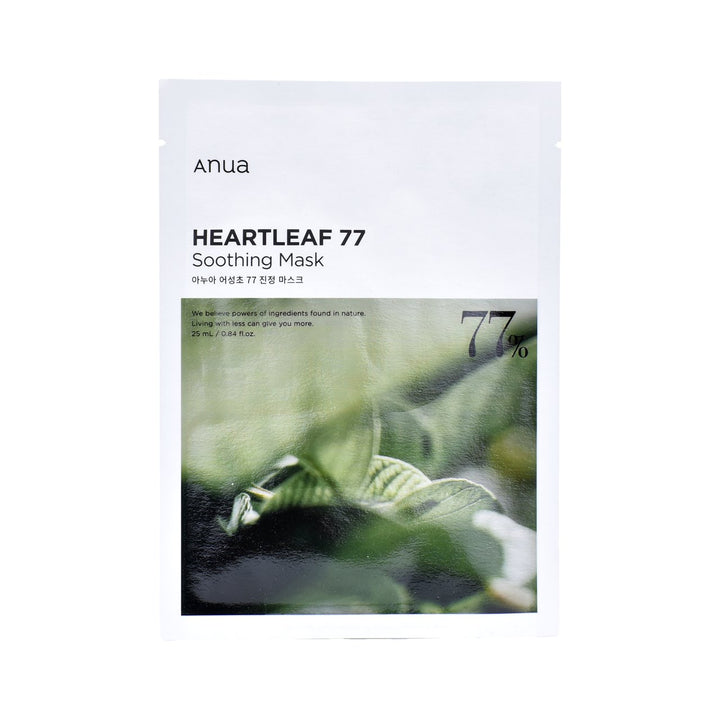 korean soothing hydrating sheet mask-anua-heartleaf 77 percent soothing sheet mask