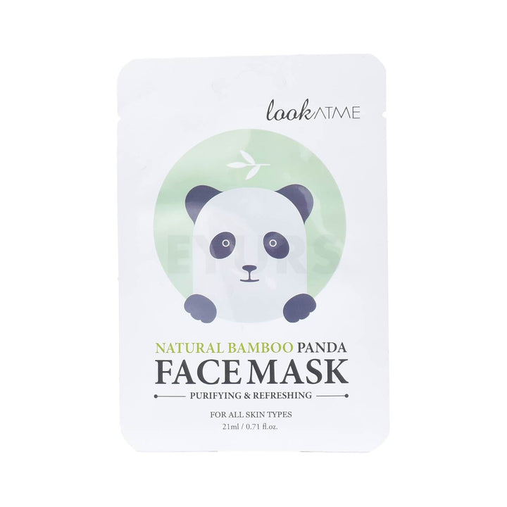 lookatme natural bamboo panda face mask