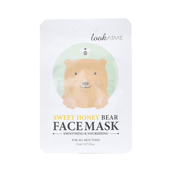 lookatme sweet honey bear face mask