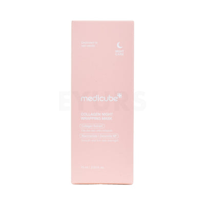 medicube collagen night wrapping mask front side packaging box