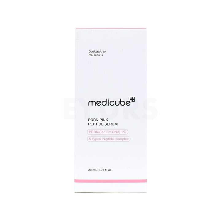 medicube pdrn pink peptide serum front side packaging box