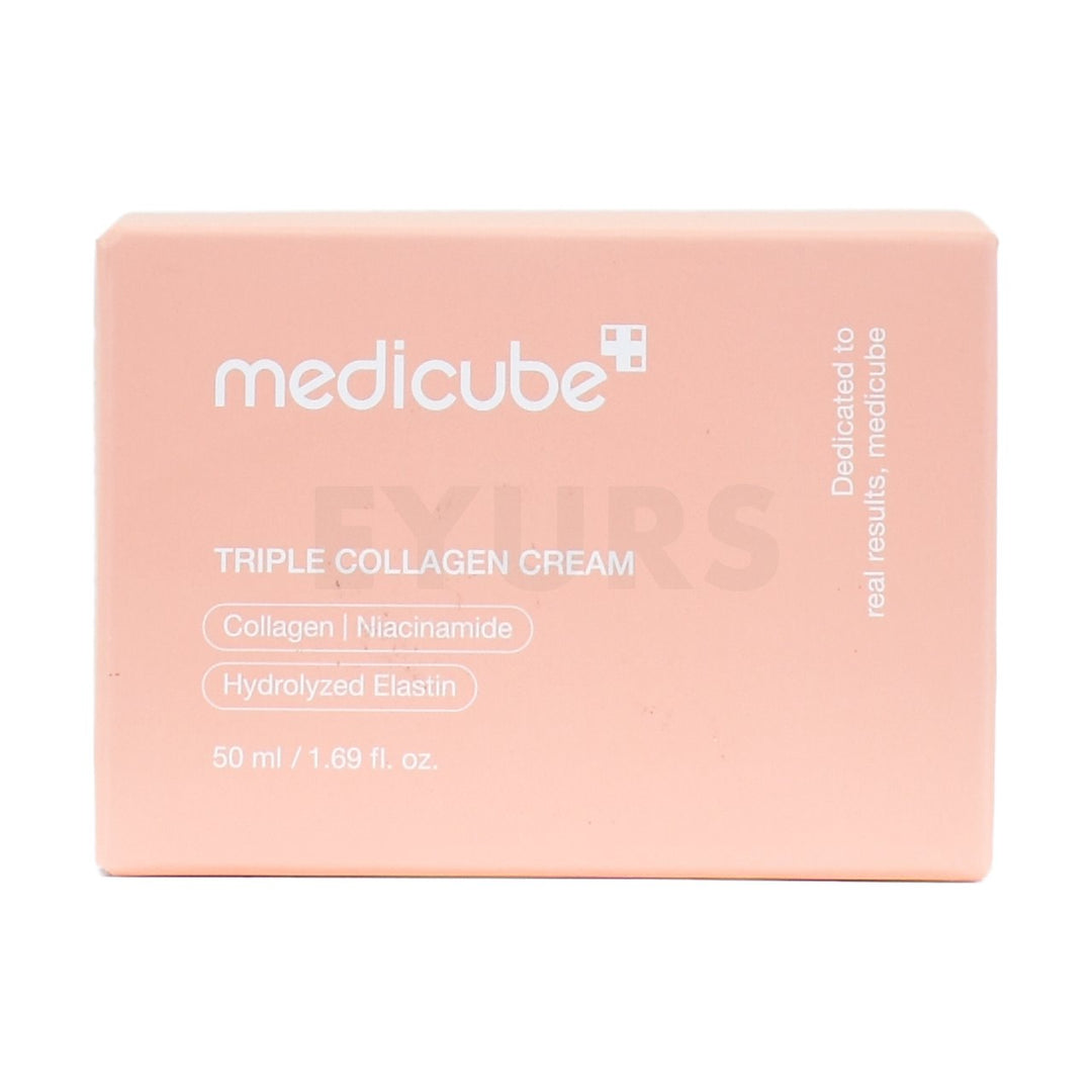 medicube triple collagen cream front side packaging box