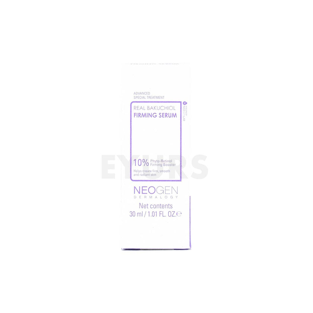 neogen dermalogy real bakuchiol firming serum front side packaging