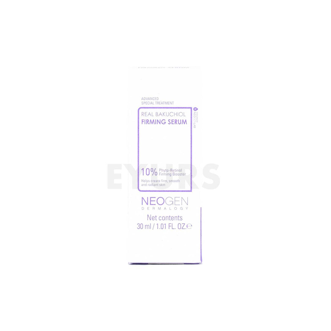 neogen dermalogy real bakuchiol firming serum front side packaging