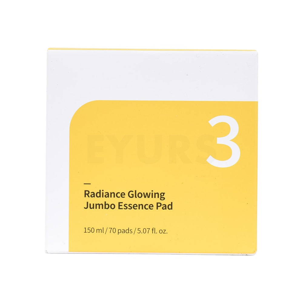 numbuzin no 3 radiance glowing jumbo essence pad front side packaging box