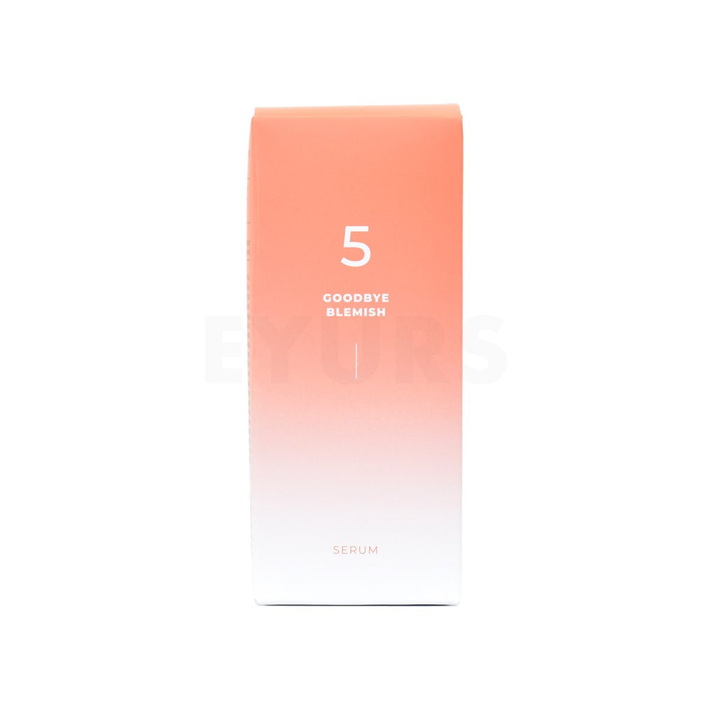 numbuzin no.5 goodbye blemish serum front side packaging box