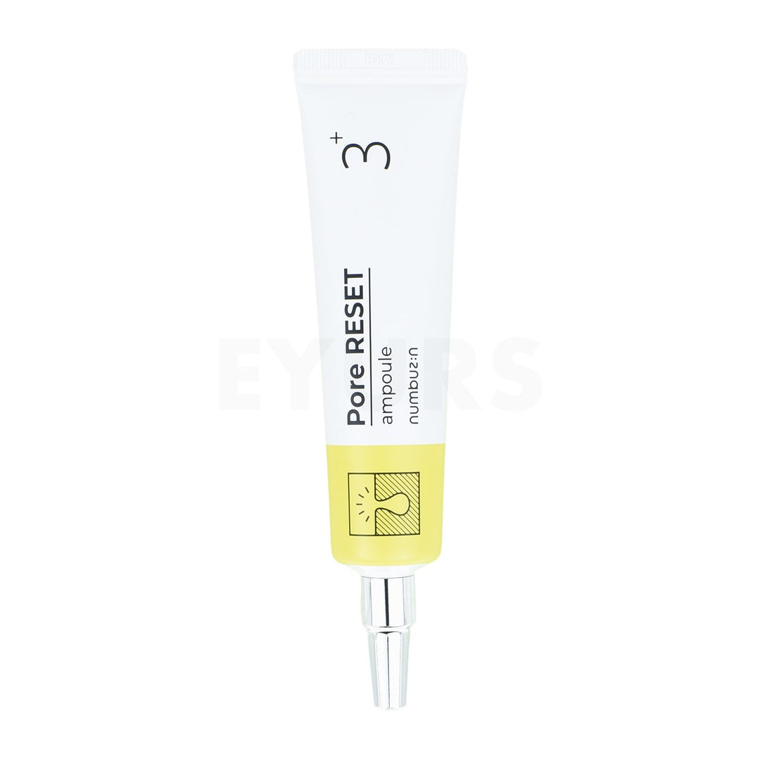 numbuzin no.3 pore reset ampoule shot front side of product