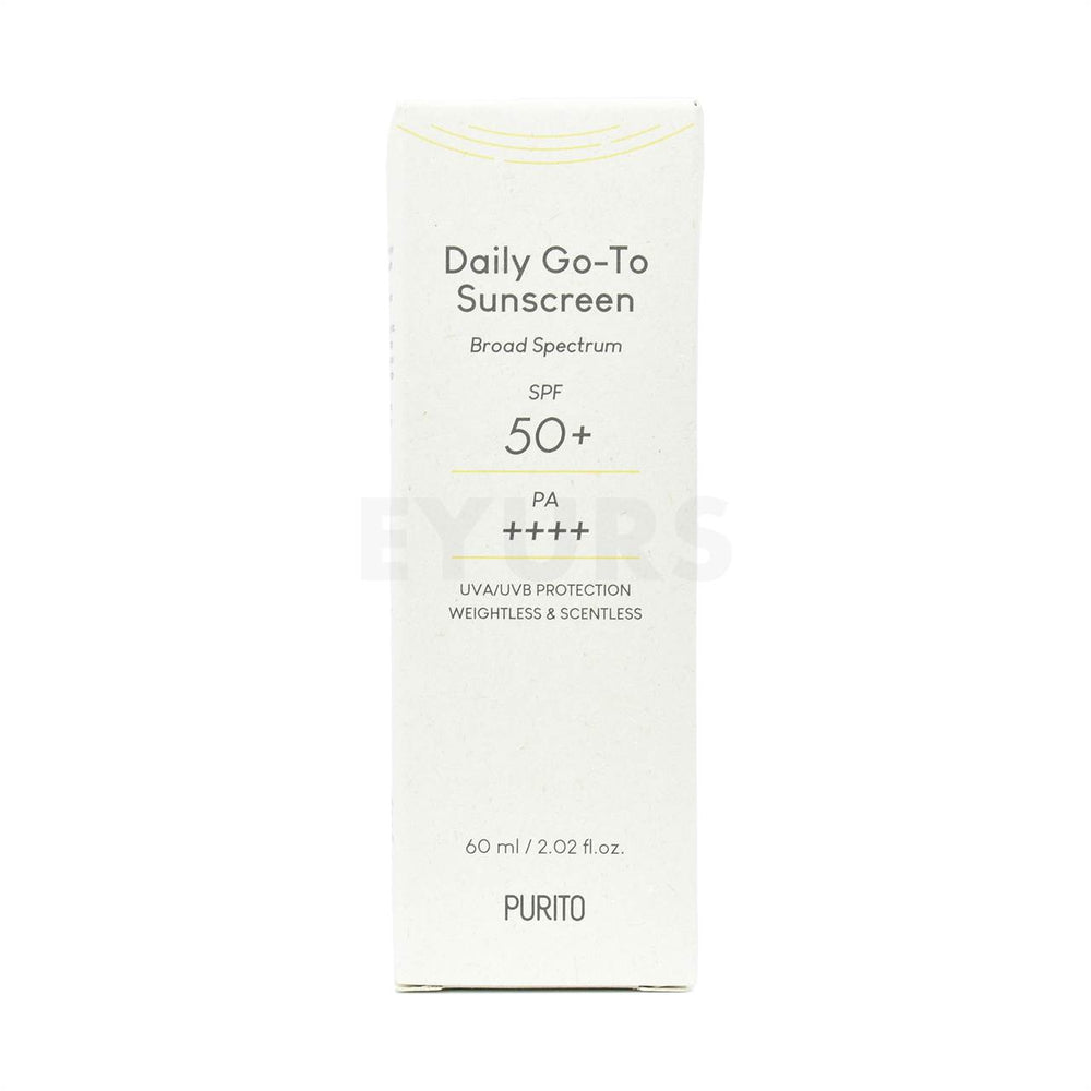 purito daily go to sunscreen front side packaging