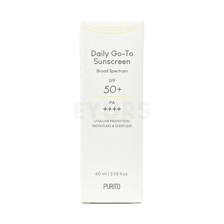 purito daily go to sunscreen front side packaging