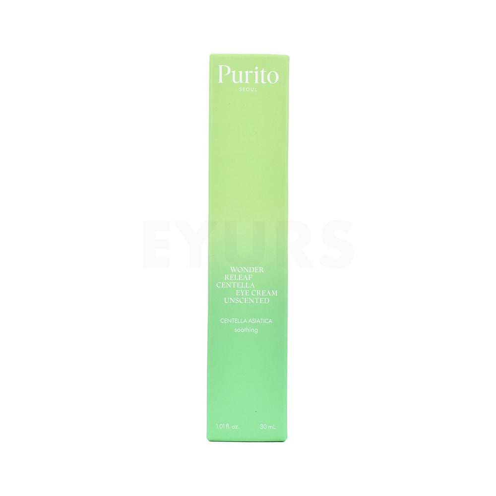 purito seoul wonder releaf centella eye cream unscented front side packaging box