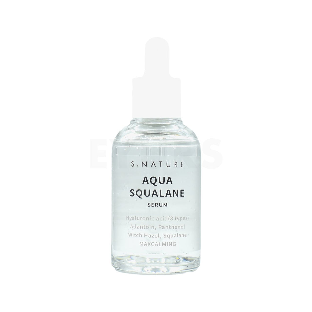 s.nature aqua squalane serum front side product