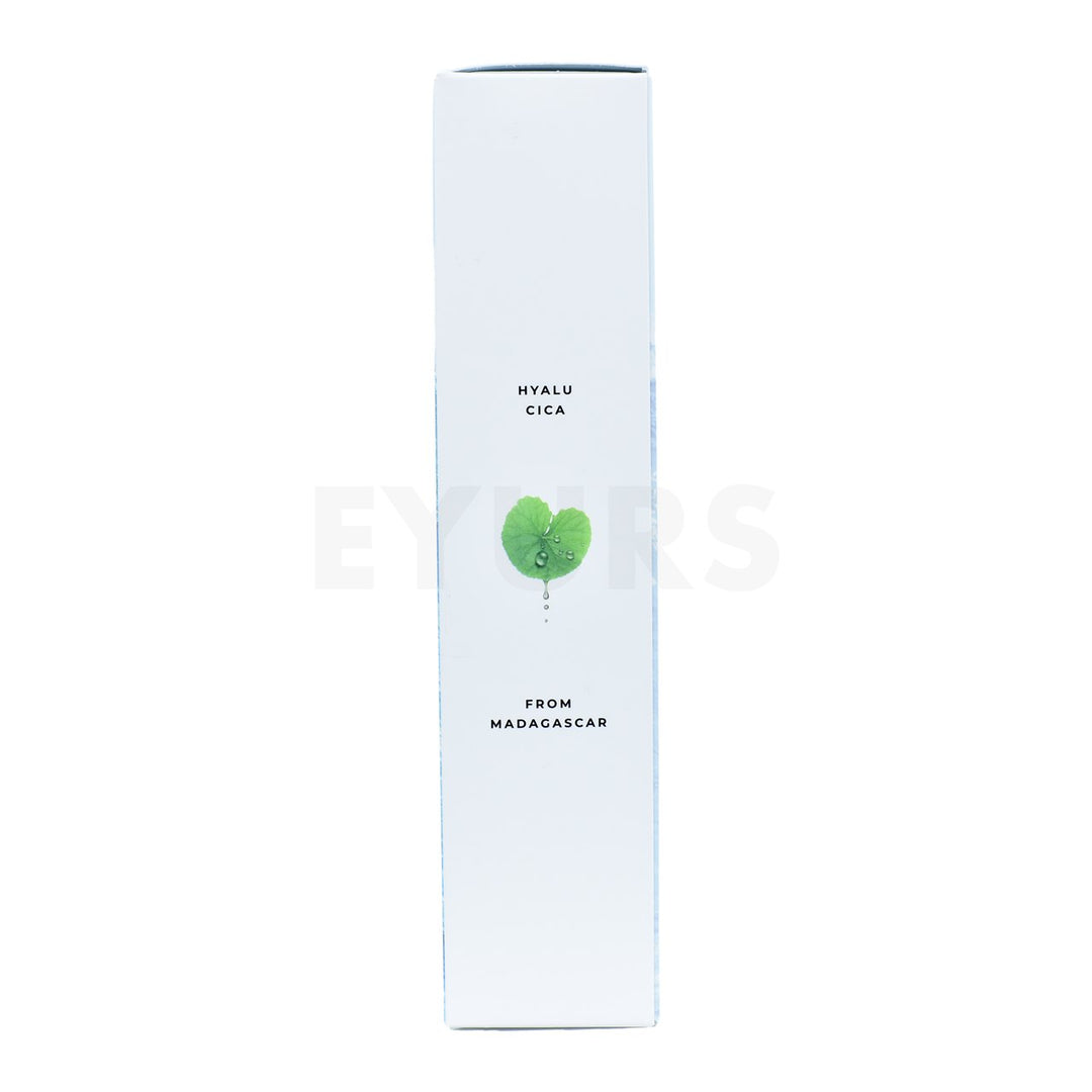 skin1004 madagascar centella hyalu cica water fit sun serum sunscreen jumbo right side packaging box