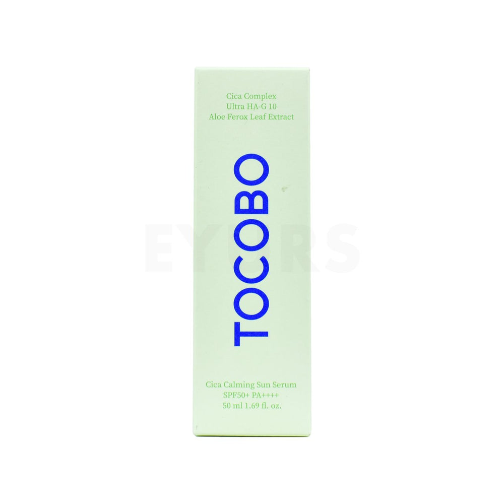 tocobo cica calming sun serum front side packaging box