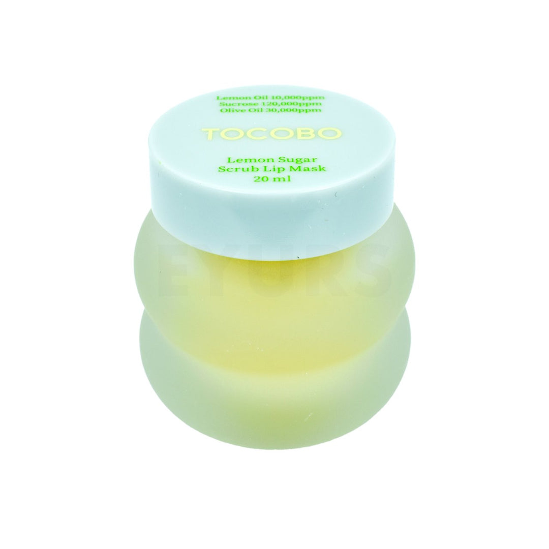 tocobo lemon sugar scrub lip mask front of product