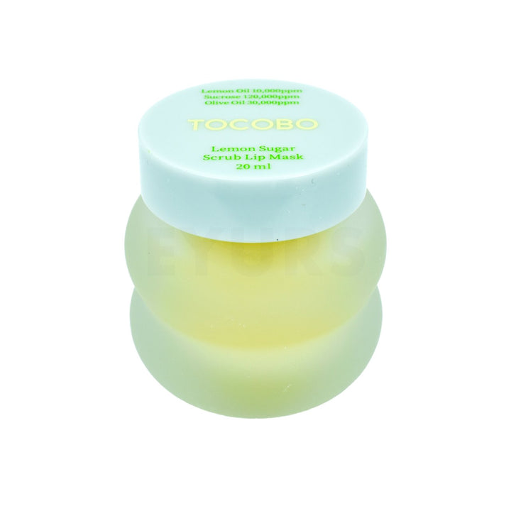 tocobo lemon sugar scrub lip mask front of product