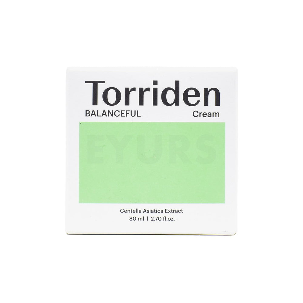 torriden balanceful cica cream front side packaging box