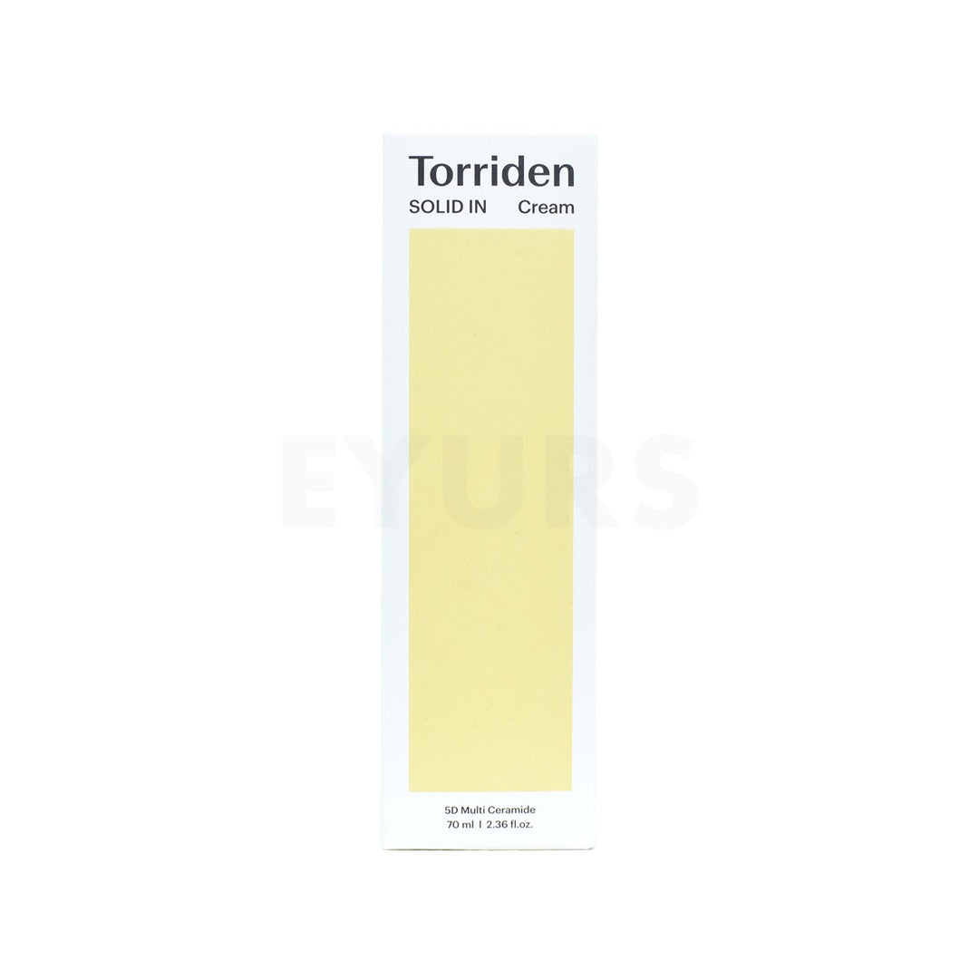 torriden solid in ceramide cream front side packaging box